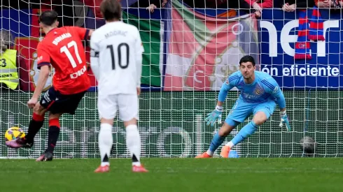 Ante Budimir alcançou um feito histórico ao se tornar o maior artilheiro do Osasuna na La Liga. (Foto de Juan Manuel Serrano Arce/Getty Images)