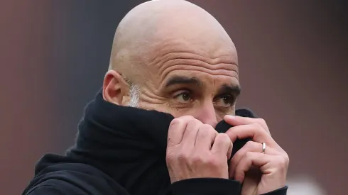 Guardiola recebe polêmica no Manchester City. Foto: Richard Pelham/Getty Images
