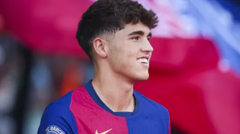Pau Cubarsí, jovem zagueiro do Barcelona (Photo by Eric Alonso/Getty Images)