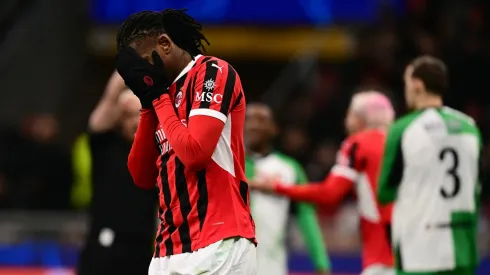 Rafael Leão lamenta o resultado contra o Feyenoord pela Champions League