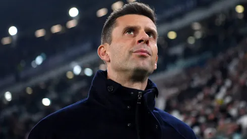 Thiago Motta em jogo da Juventus. Treinador está ameaçado no clube. Foto: Valerio Pennicino