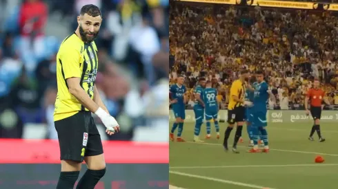 Benzema aproveita vacilo do Al-Hilal e faz golaço. Foto: Yasser Bakhsh/Getty Images