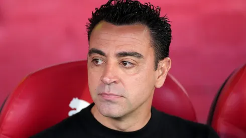 Xavi Hernández, ex-treinador do Barcelona e alvo do Manchester United (Photo by Alex Caparros/Getty Images)