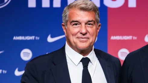 Presidente do Barcelona, Joan Laporta (Photo by Eric Alonso/Getty Images)