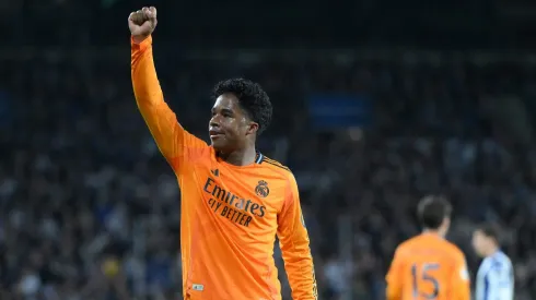 Endrick segue impressionando com suas atuações decisivas no Real Madrid. (Foto de David Ramos/Getty Images)