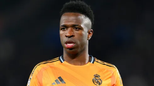 Surge um grande favorito a fechar a contratação de Vinicius Júnior, do Real Madrid (Photo by David Ramos/Getty Images)