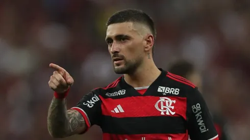 Arrascaeta é ídolo e tem 14 títulos na equipe do Rio. Foto: Wagner Meier/Getty Images