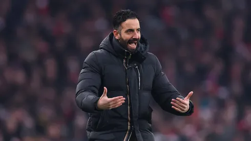 Ruben Amorim, técnico do Manchester United. (Photo by Julian Finney/Getty Images)
