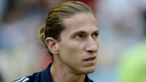 Filipe Luís, treinador do Flamengo.
