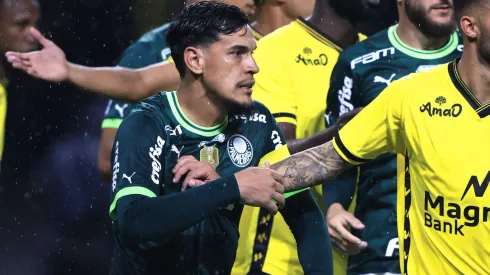 Gustavo Gomez do Palmeiras em partida diante do São Bernardo. Foto: Sipa US / Alamy Stock Photo