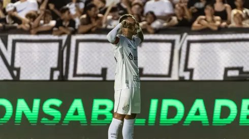 Neymar Jr comemora gol marcado pelo Santos. Foto: Sipa US / Alamy Stock Photo