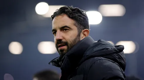 Ruben Amorim em jogo do Manchester United contra o Fulham