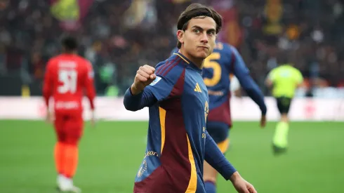 Paulo Dybala comemorando gol. Foto: Paolo Bruno