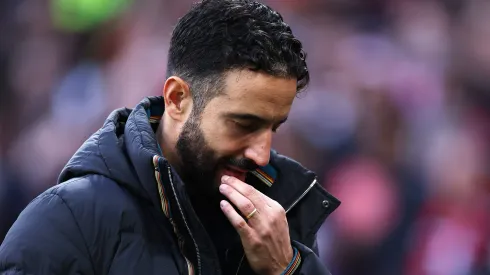 Ruben Amorim, treinador do Manchester United. (Photo by Alex Livesey/Getty Images)
