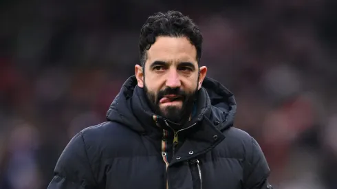 Ruben Amorim, técnico do Manchester United. Foto: Stu Forster