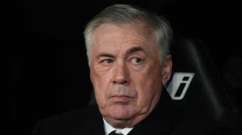 Carlo Ancelotti durante jogo do Real Madrid