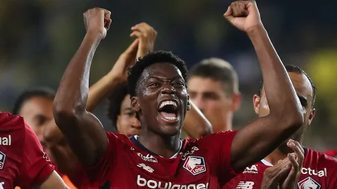 Jonathan David, centroavante do Lille, alvo do Barcelona. (Photo by Ahmad Mora/Getty Images)