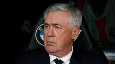 Carlo Ancelotti durante jogo do Real Madrid