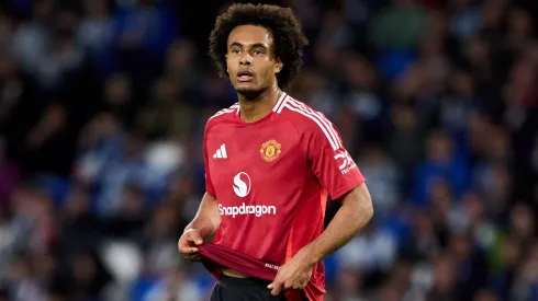 Joshua Zirkzee, jogador do Manchester United (Photo by Juan Manuel Serrano Arce/Getty Images)