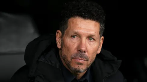 Simeone, técnico do Atlético de Madrid (Photo by Aitor Alcalde/Getty Images)