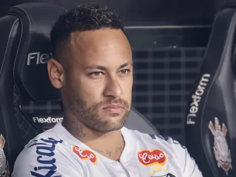 Neymar foi poupado contra o Corinthians