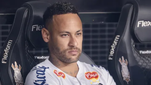 Neymar jogador do Santos durante partida contra o Corinthians