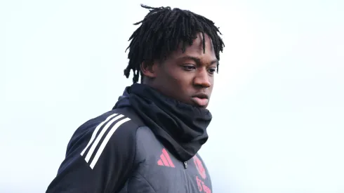 Mainoo deve deixar o Manchester United no final da temporada. Foto: Ben Roberts Photo