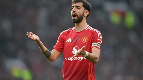 Bruno Fernandes em campo (Photo by Michael Regan/Getty Images)