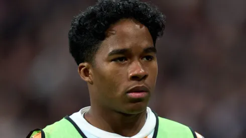 Endrick é 'premiado' por Ancelotti no Real Madrid e pode pular de felicidade (Photo by Angel Martinez/Getty Images)