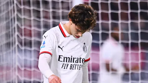 João Félix dutante partida pelo Milan