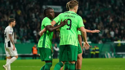 Quenda e Gyokeres juntos no Sporting. Foto: Gualter Fatia