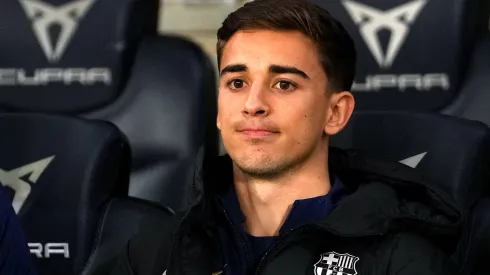 Gavi, estrela do Barcelona (Photo by Alex Caparros/Getty Images)