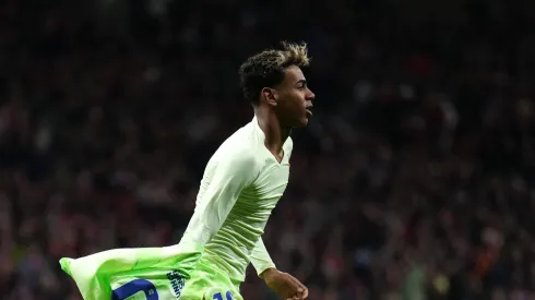Lamine Yamal, um dos destaques da partida, afirmou que o resultado manda um recado claro aos rivais na disputa pelo título da La Liga. (Foto de Angel Martinez/Getty Images)