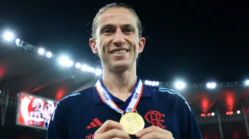 Filipe Luís, treinador do Flamengo. Foto: Buda Mendes/Getty Images
