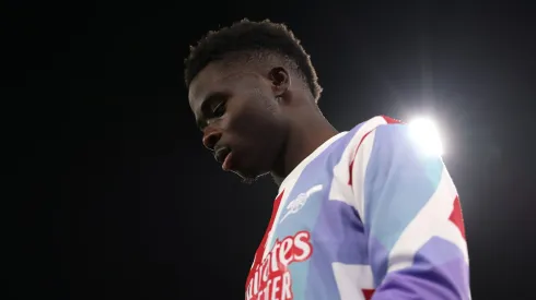 Bukayo Saka, técnico do Arsenal (Photo by Julian Finney/Getty Images)