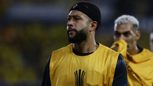 Memphis em jogo do Corinthians. Foto: Franklin Jacome