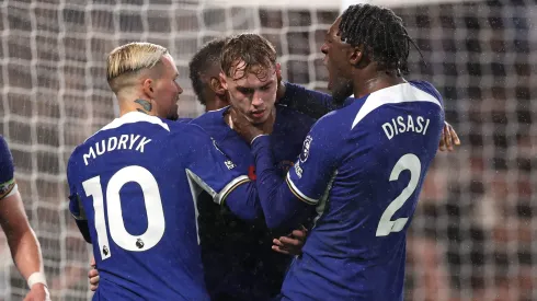 Jogadores do Chelsea comemorando gol. Foto: Ryan Pierse