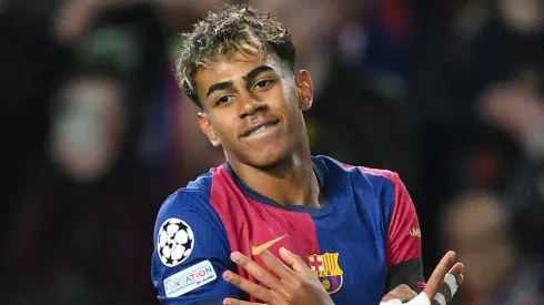 Lamine Yamal, do Barcelona, alvo do PSG<br />
 (Photo by David Ramos/Getty Images)