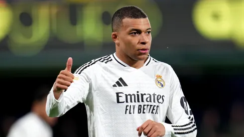Kylian Mbappé durante partida pelo Real Madrid