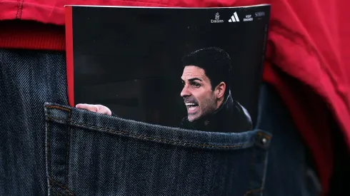 Opinião de Arteta fica no bolso do Arsenal. Foto: Alex Pantling/Getty Images