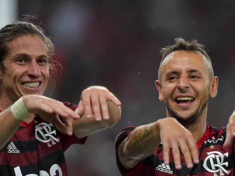 Rafinha e Filipe Luís: dupla pode reeditar parceria em novas funções
