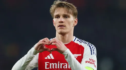 Odegaard, do Arsenal, deixa Mbappé de lado e aponta quem é o melhor jogador do Real Madrid (Photo by Alex Pantling/Getty Images)