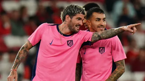 Ángel Correa ao lado de Rodrigo De Paul pelo Atlético de Madrid