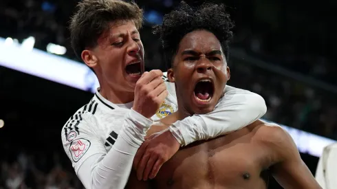 Arda Guler e Endrick juntos no Real Madrid. Foto: Angel Martinez