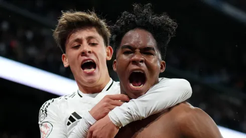 Real Madrid decide entre Endrick e Arda Güler para sair na próxima janela de transferências. (Photo by Angel Martinez/Getty Images)