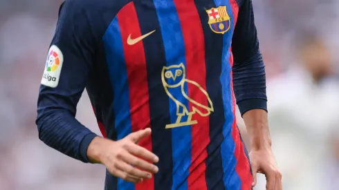 Camisa do Barcelona com estampa do Drake