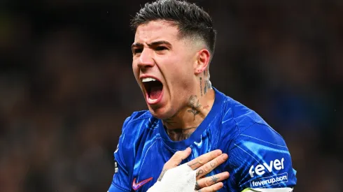 Enzo Fernández, do Chelsea e alvo do Real Madrid, (Photo by Shaun Botterill/Getty Images)