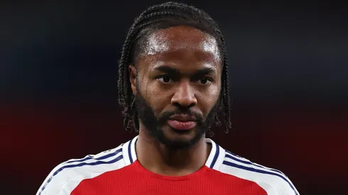 Sterling, jogador do Arsenal. (Photo by Ryan Pierse/Getty Images)