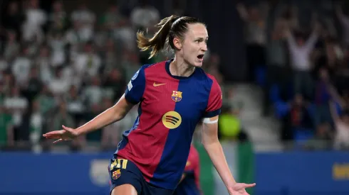 Caroline Hansen, do Barcelona. Foto: David Ramos/Getty Images