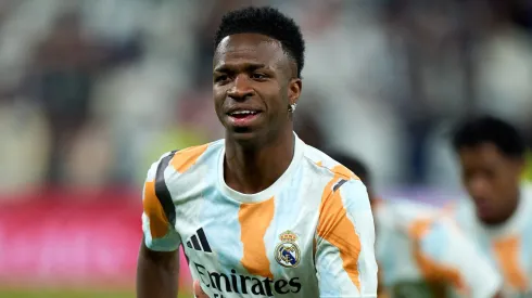 Real Madrid sobe pedida e aceita vender Vini Jr por R$ 1,8 bilhão. (Photo by Angel Martinez/Getty Images)